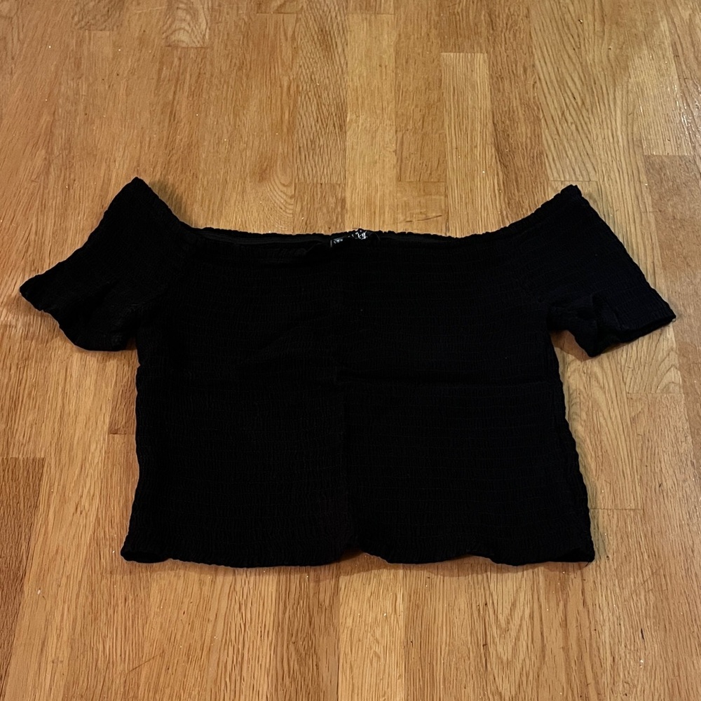 Off-Shoulder Crop Top